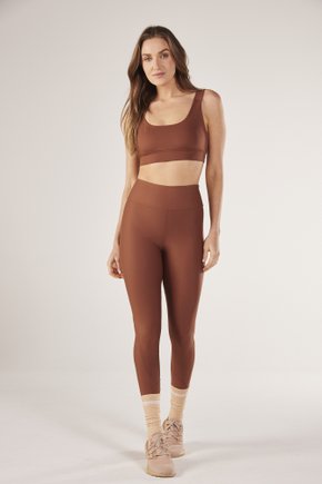 01 conjunto top sport legging sensation chocolate
