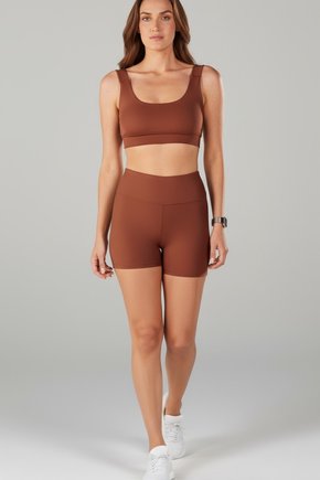 05 shorts com recortes sport chocolate