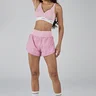 01 conjunto top movement shorts movement candy pink