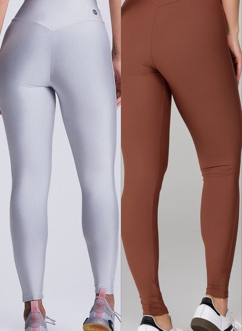 01 kit legging sensation prata iced glow e chocolate