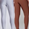 01 kit legging sensation prata iced glow e chocolate